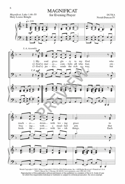 Three Gospel Canticles image number null