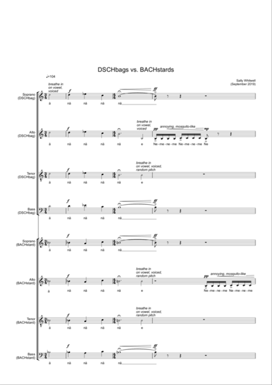 DSCHbags vs. BACHstards