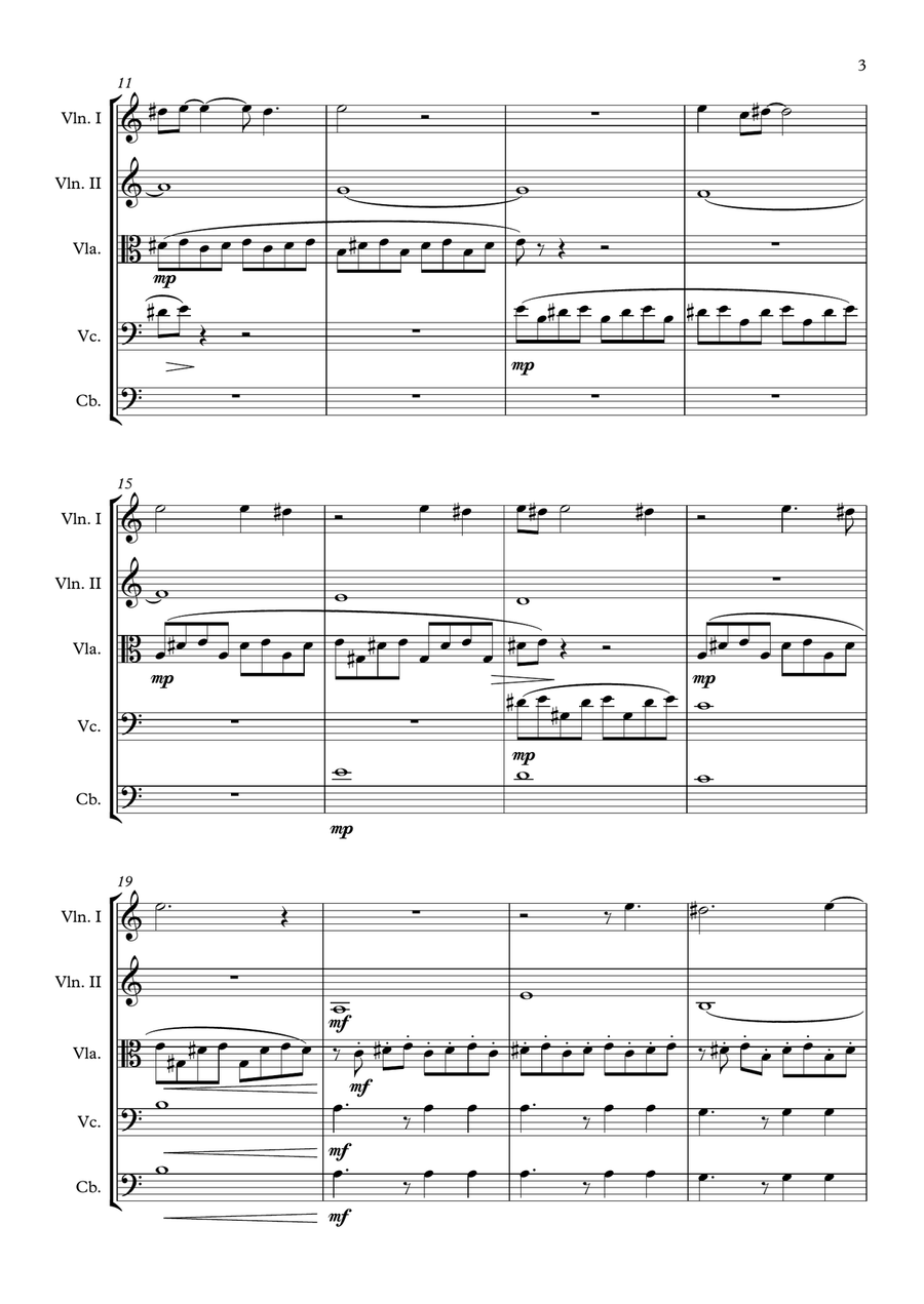 Man With The Harmonica String Orchestra scores gallery preview page 4