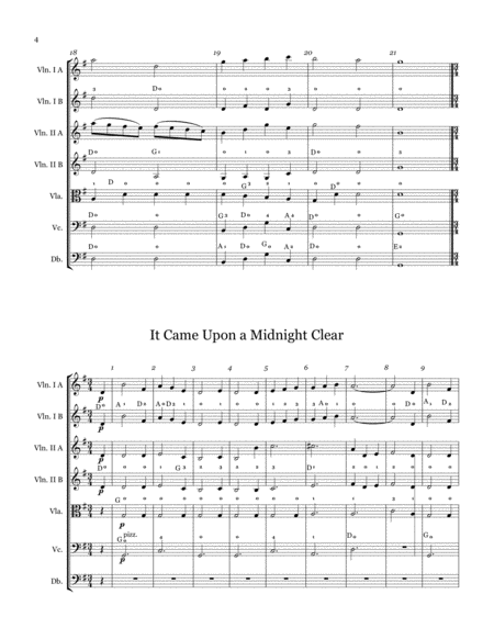 A Collection of Christmas Carols for String Orchestra image number null