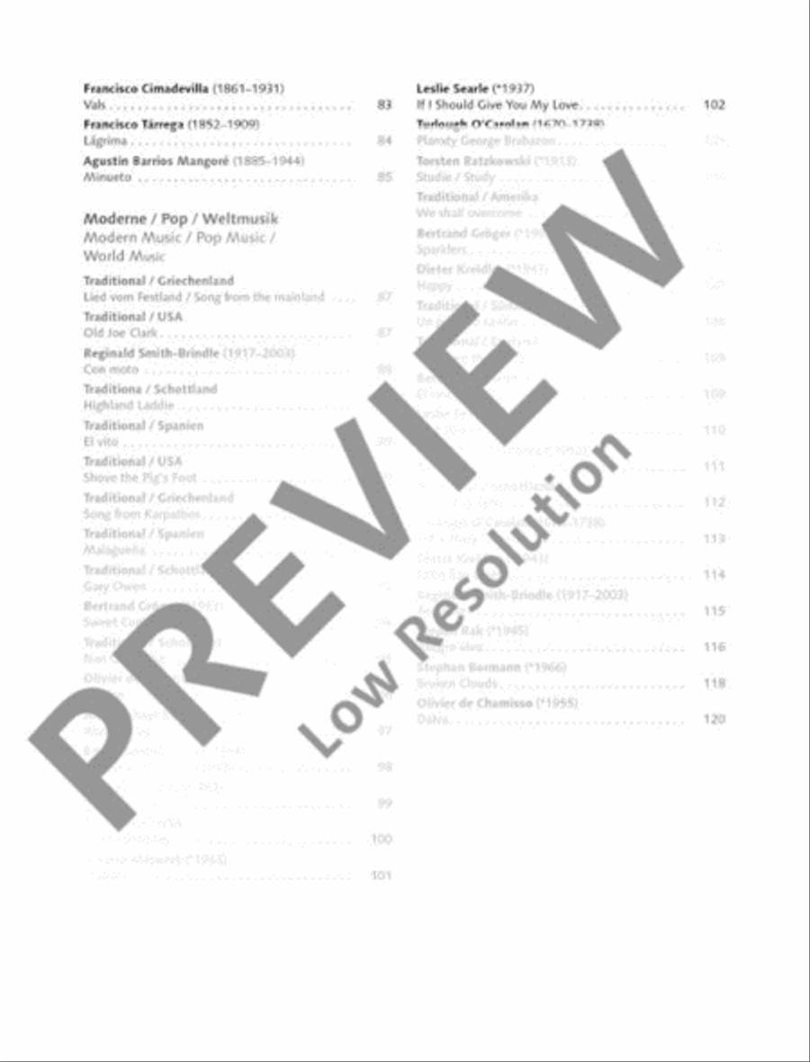 Preludio Classical Guitar scores gallery preview page 7