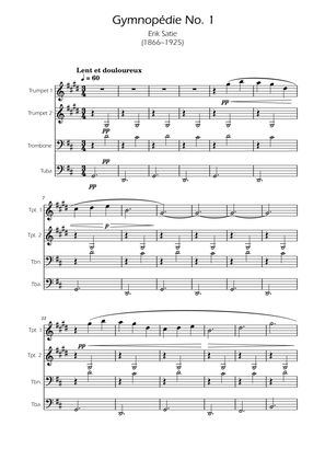 Gymnopedie No. 1 - Brass Quartet