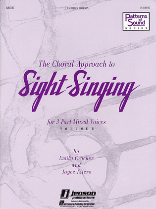 Book cover for The Choral Approach to Sight-Singing (Vol. II)