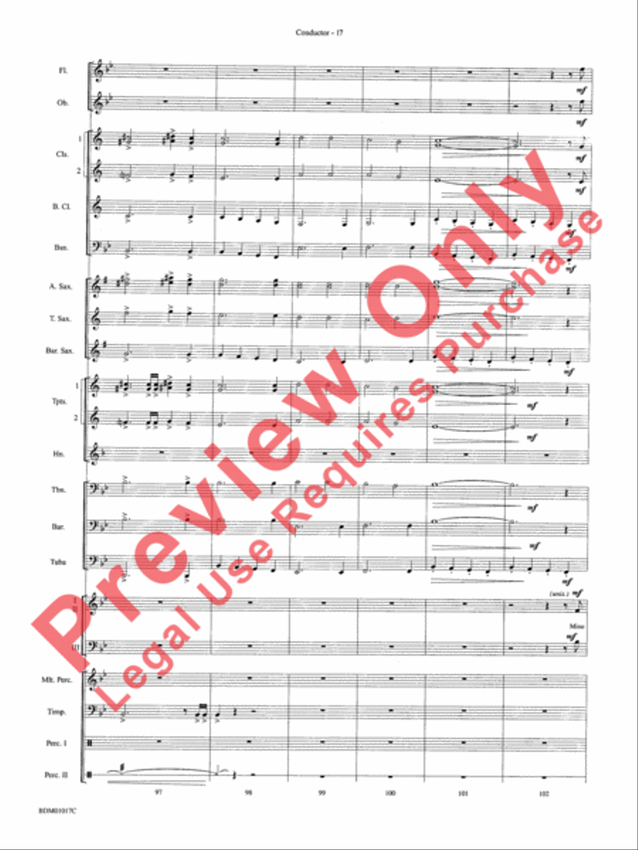 An American Celebration Concert Band scores gallery preview page 20