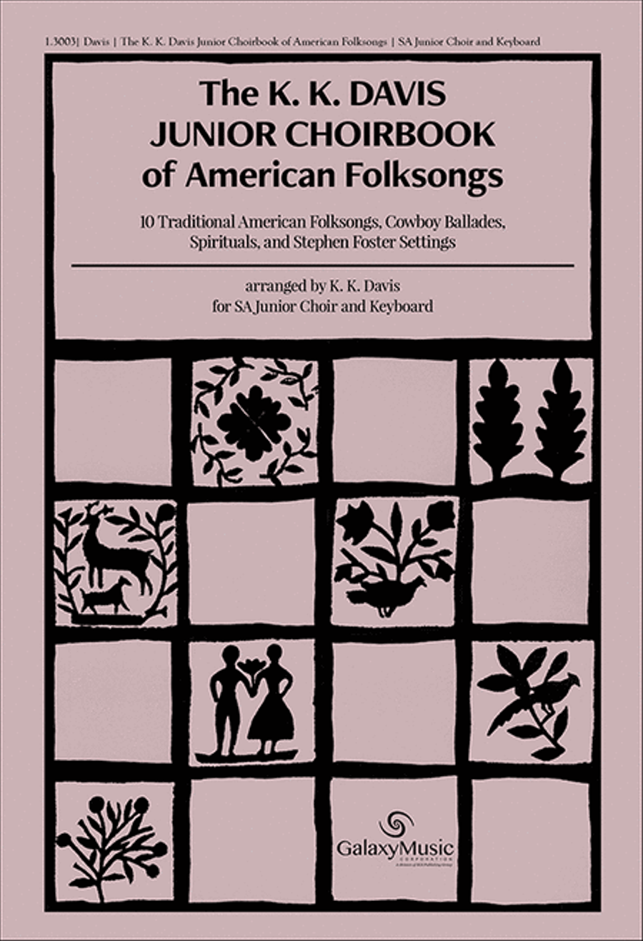 The K. K. Davis Junior Choir Book of American Folksongs SA scores gallery preview page 1