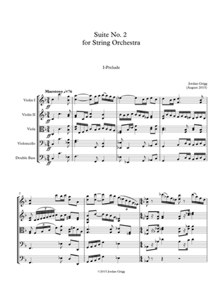 Book cover for Suite No 2 for String Orchestra