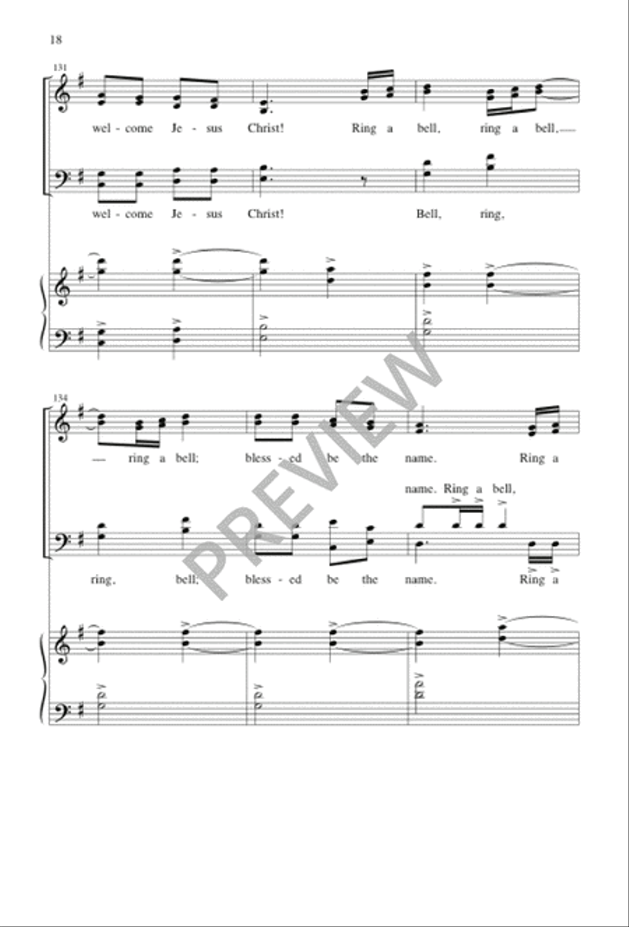 Ring a Bell 4-Part scores gallery preview page 19