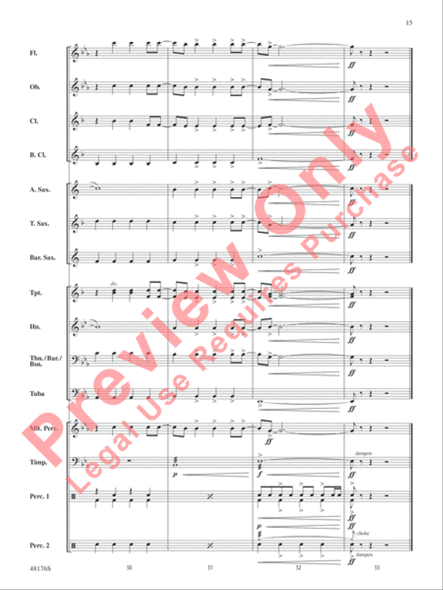 It's Raining Tacos Concert Band scores gallery preview page 16