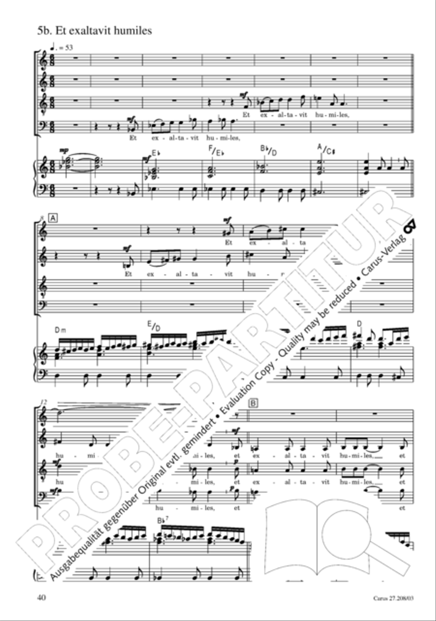 Magnificat 4-Part scores gallery preview page 41