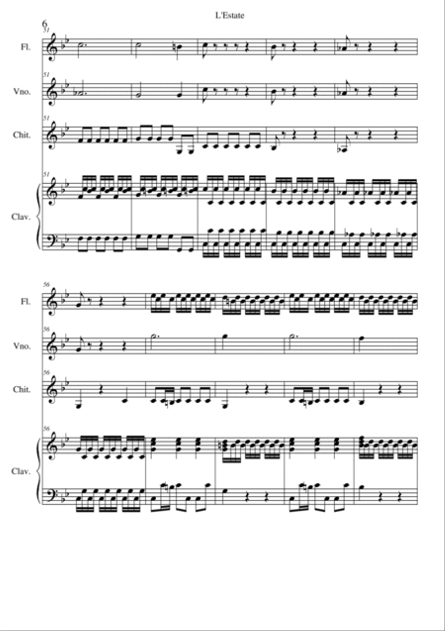 L'Estate Small Ensemble scores gallery preview page 6