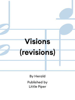 Book cover for Visions (revisions)