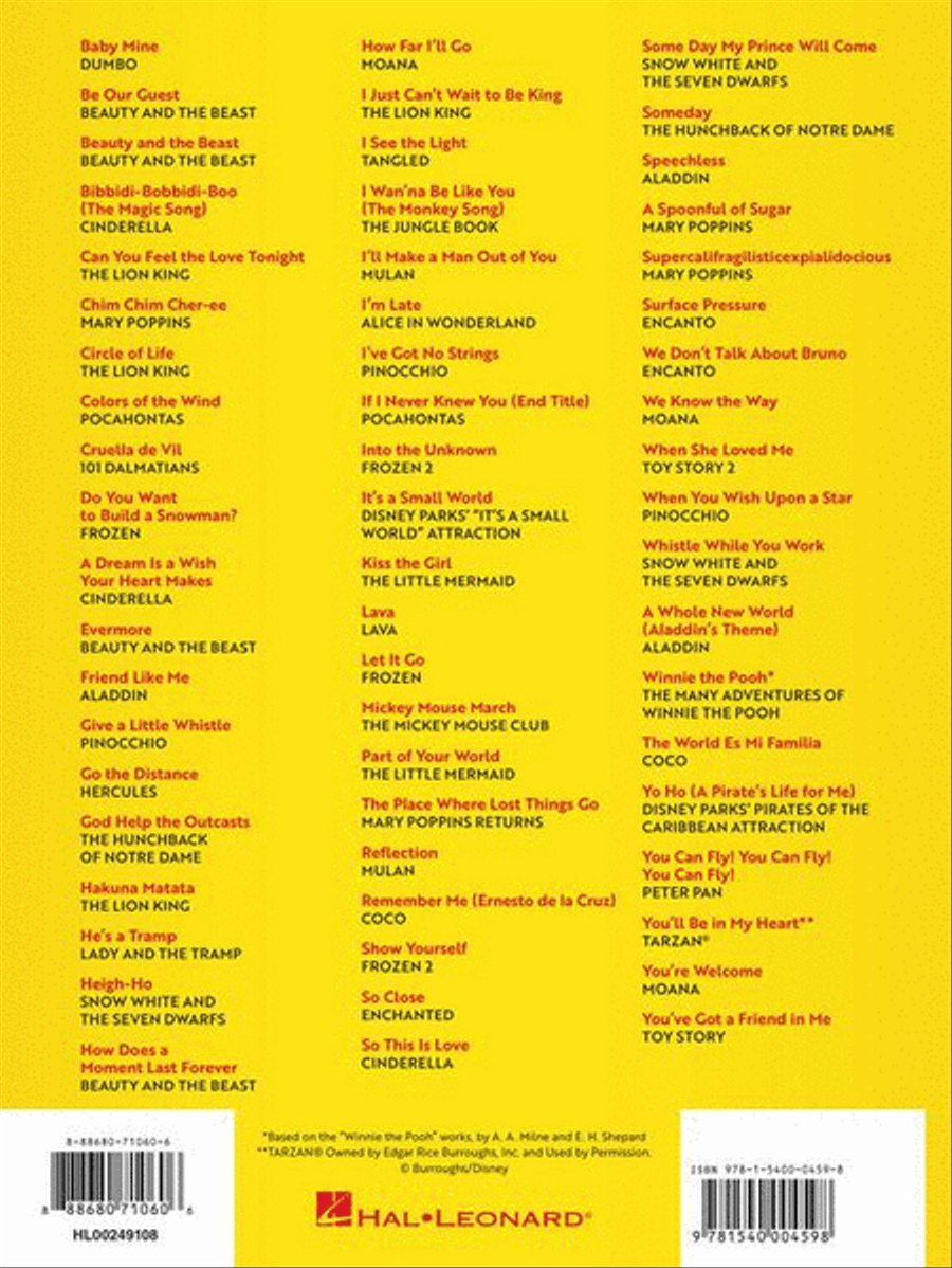 Disney – Strum & Sing Ukulele Ukulele scores gallery preview page 9