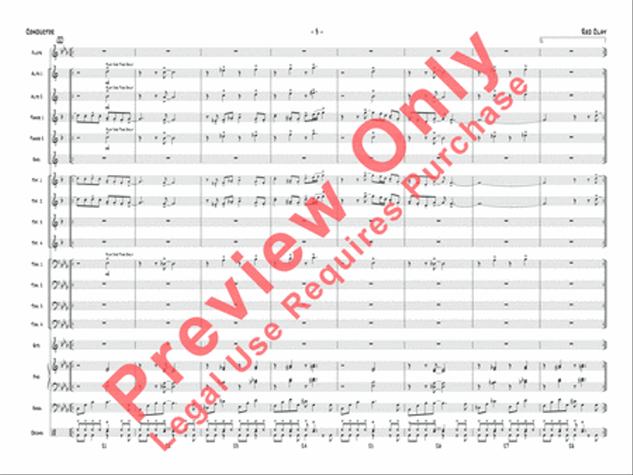 Red Clay Red Clay Jazz Ensemble scores gallery preview page 20