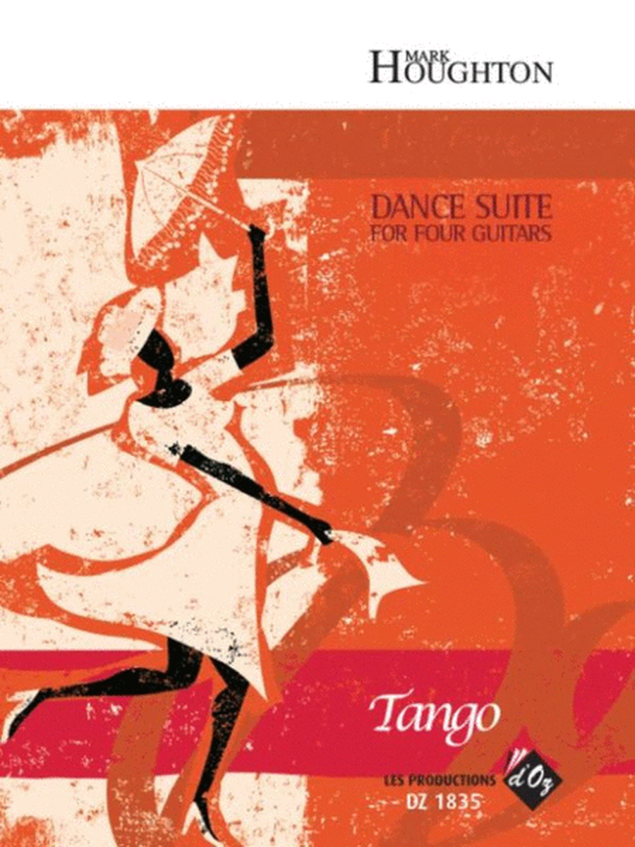 Houghton - Dance Suite Tango For 4 Guitars Sc/Pts