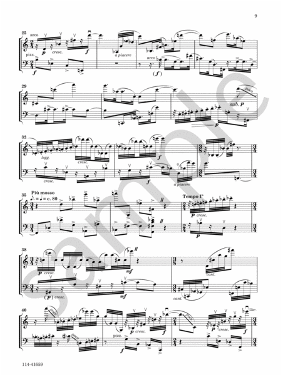 Sonatina in the Shape Of A Pearl Chamber Music scores gallery preview page 9