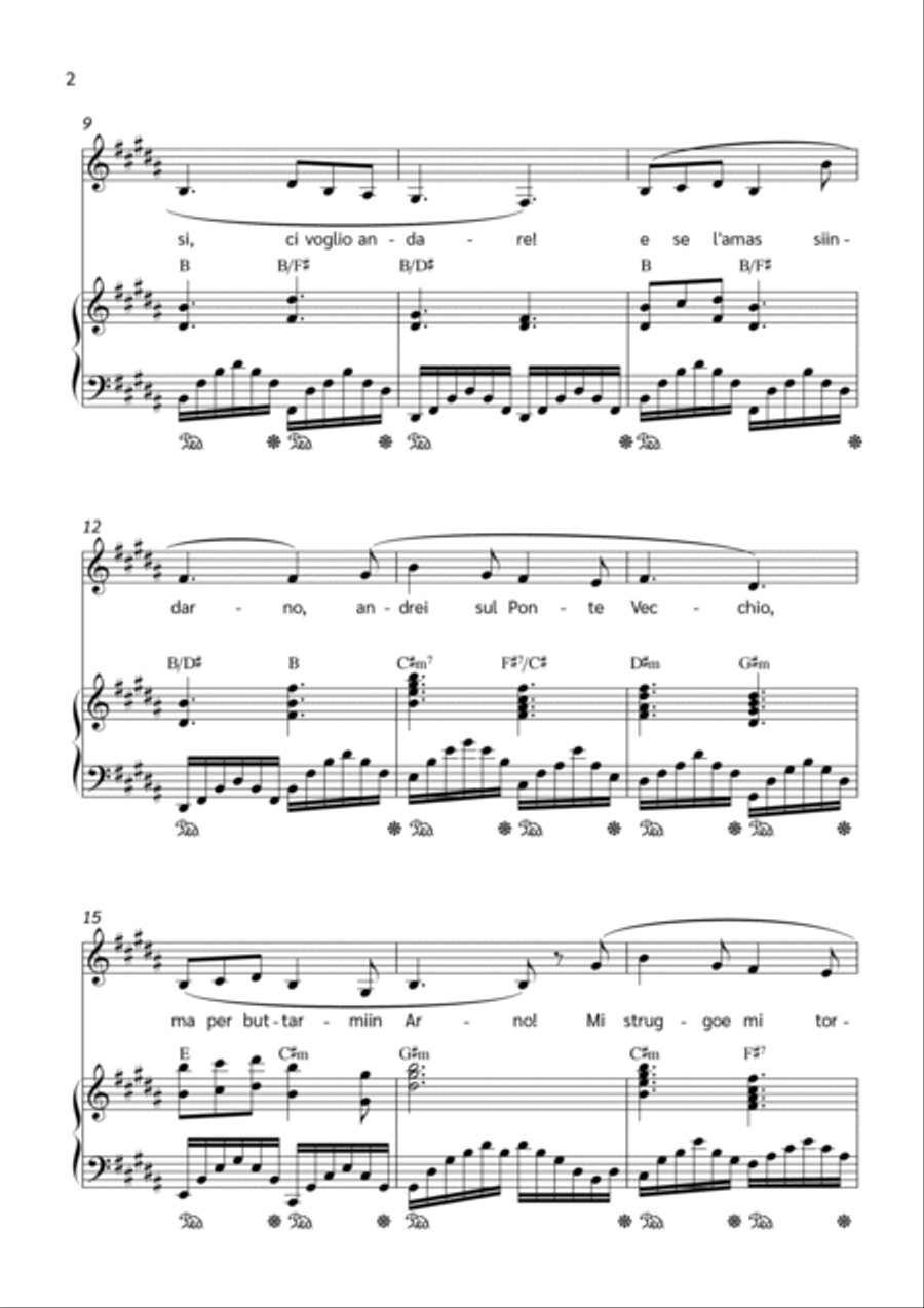 O Mio Babbino Caro Voice scores gallery preview page 2