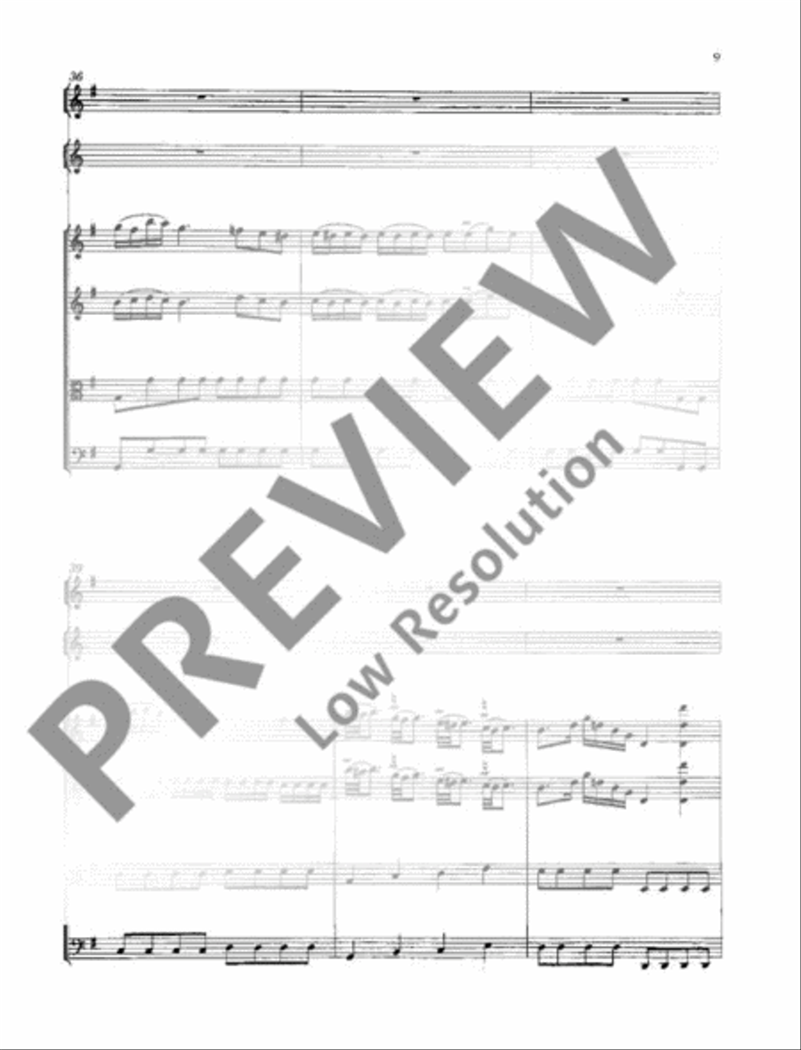 Concerto G major String Orchestra scores gallery preview page 10