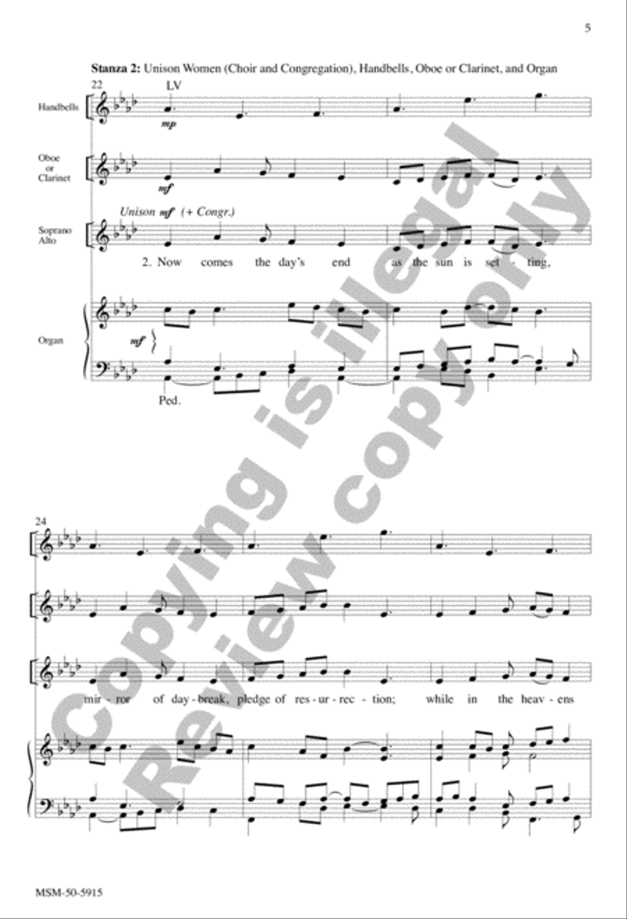 Christ, Mighty Savior 4-Part scores gallery preview page 5