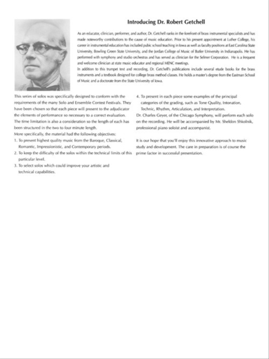 Master Solos Intermediate Level – Trumpet Trumpet Solo scores gallery preview page 8
