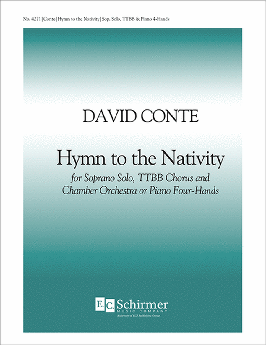 Hymn to the Nativity (Piano/Vocal Score) image number null
