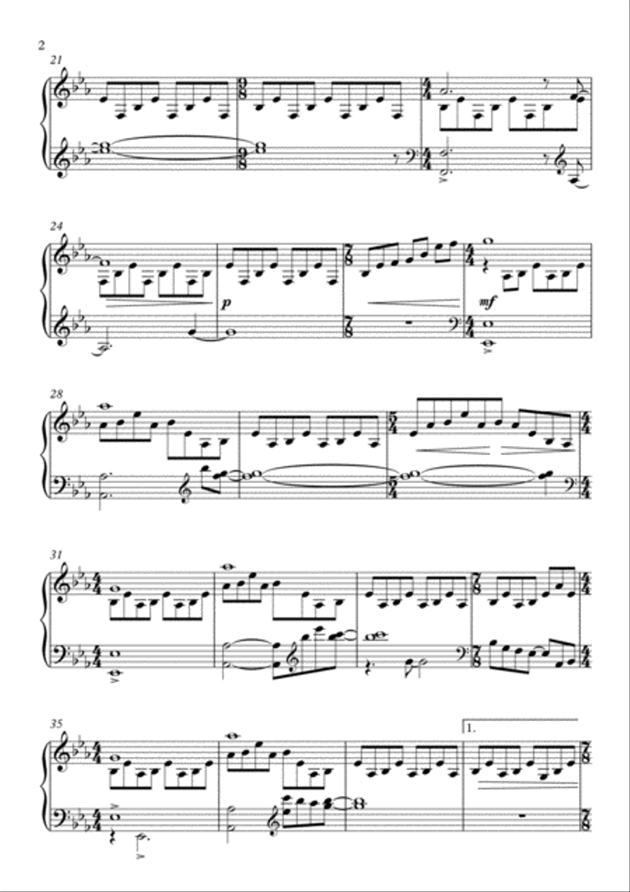 These Were the Best Days - Piano Solo