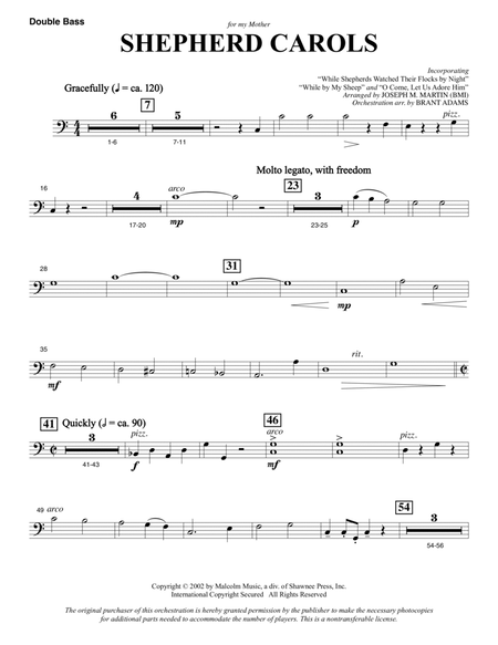 Shepherd Carols - Double Bass