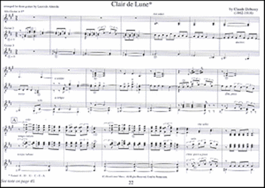The Complete Laurindo Almeida Anthology of Guitar Trios Guitar Ensemble scores gallery preview page 4