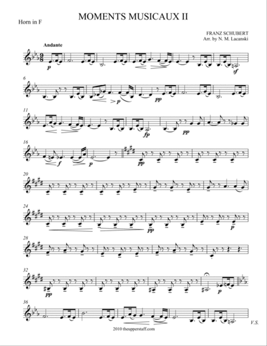 Moments Musicaux II Woodwind Quintet scores gallery preview page 3