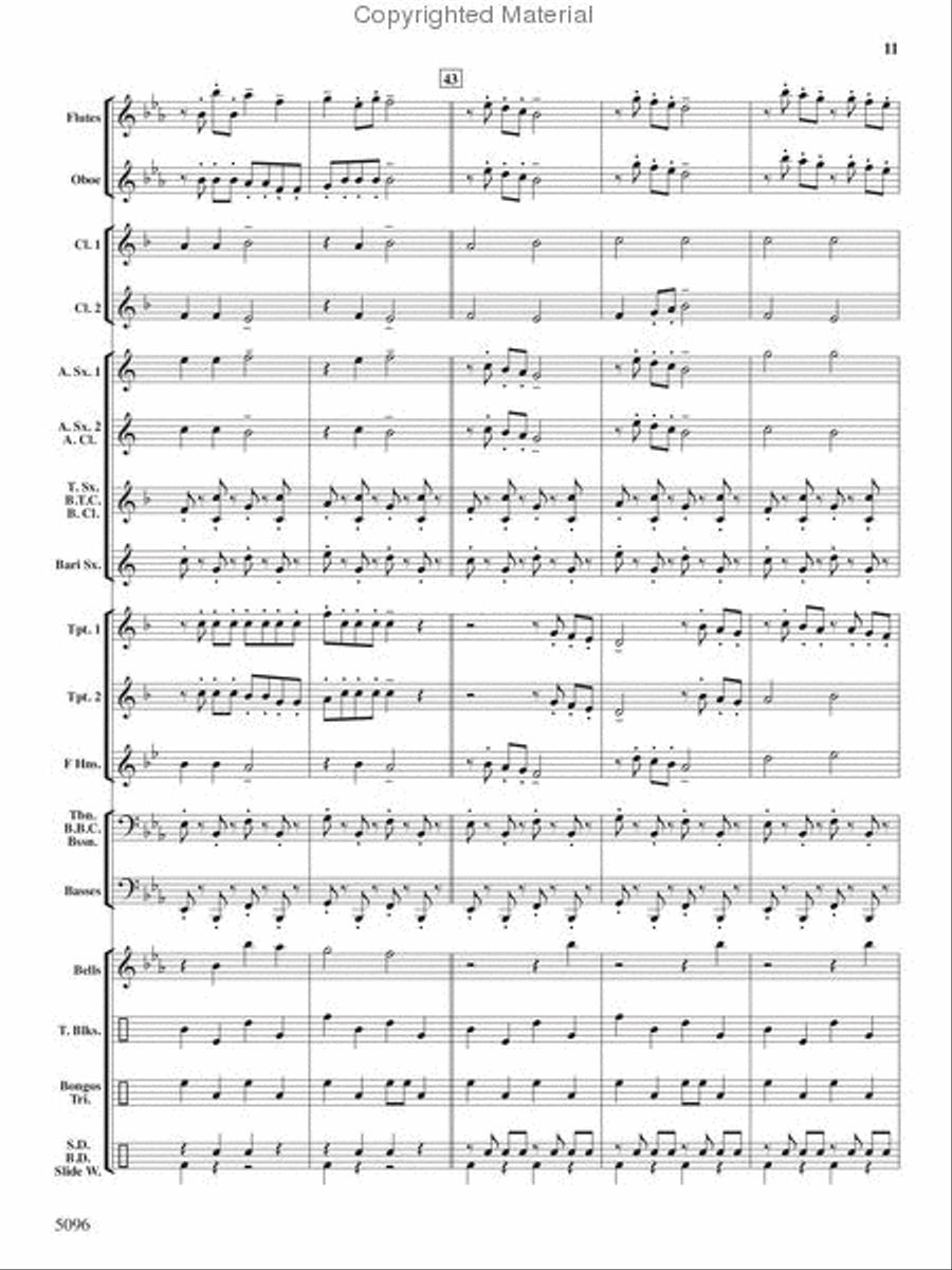 Portly Penguin Parade Concert Band scores gallery preview page 10