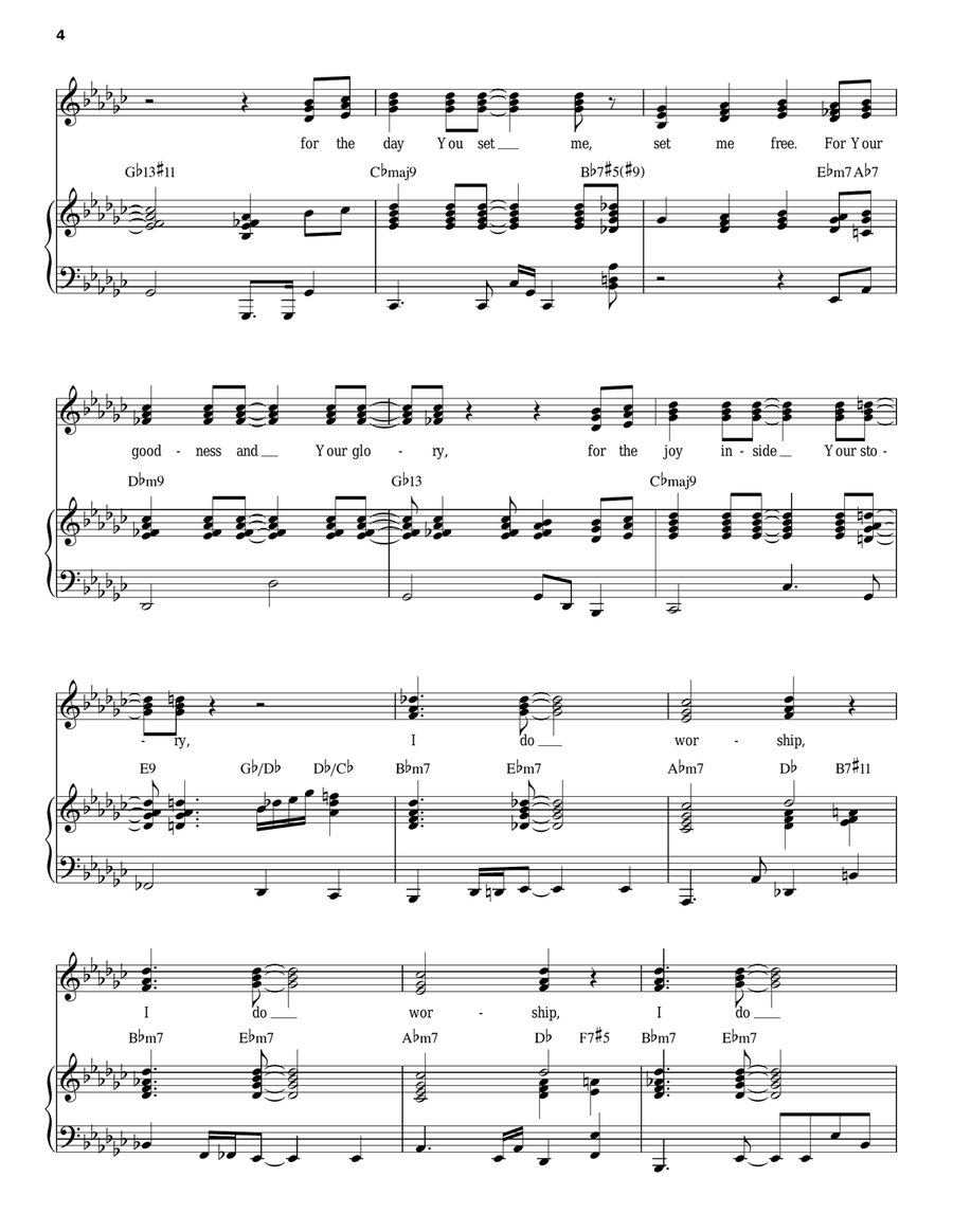 I Do Worship Acoustic Guitar scores gallery preview page 4