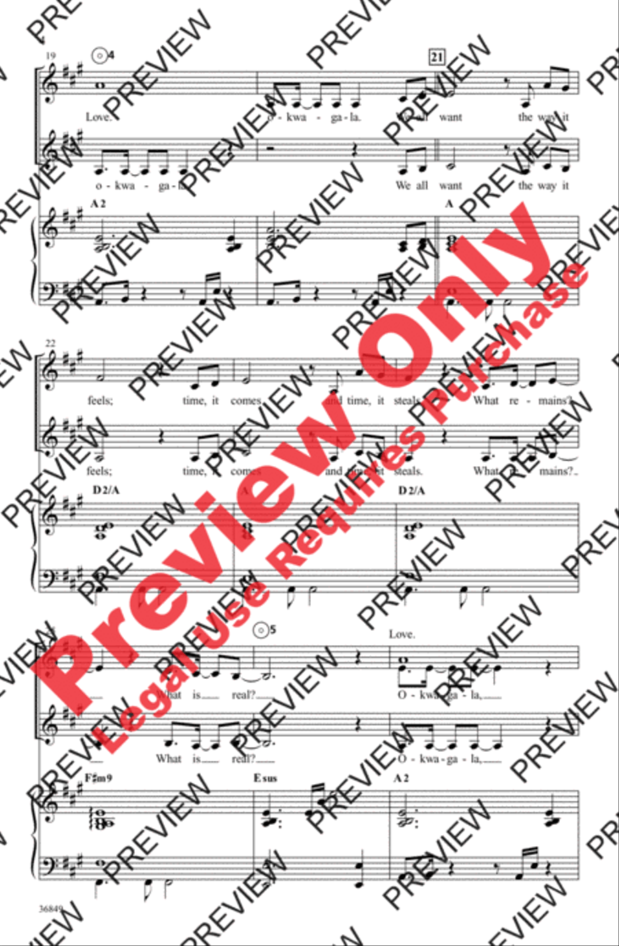 Love Women's Choir scores gallery preview page 4