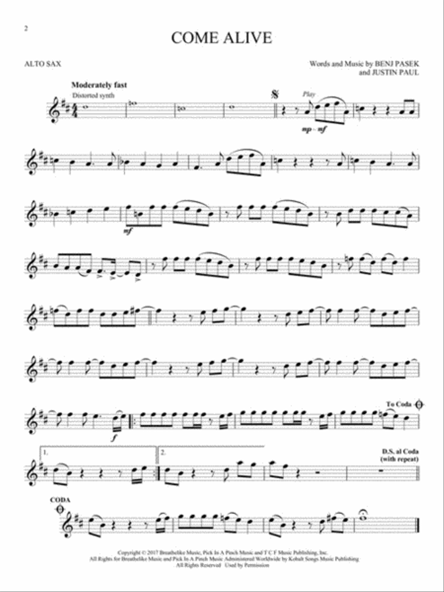 <br>Sheet music extract