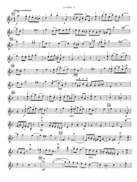Overture in D minor (Concerto Grosso): 1st Violin