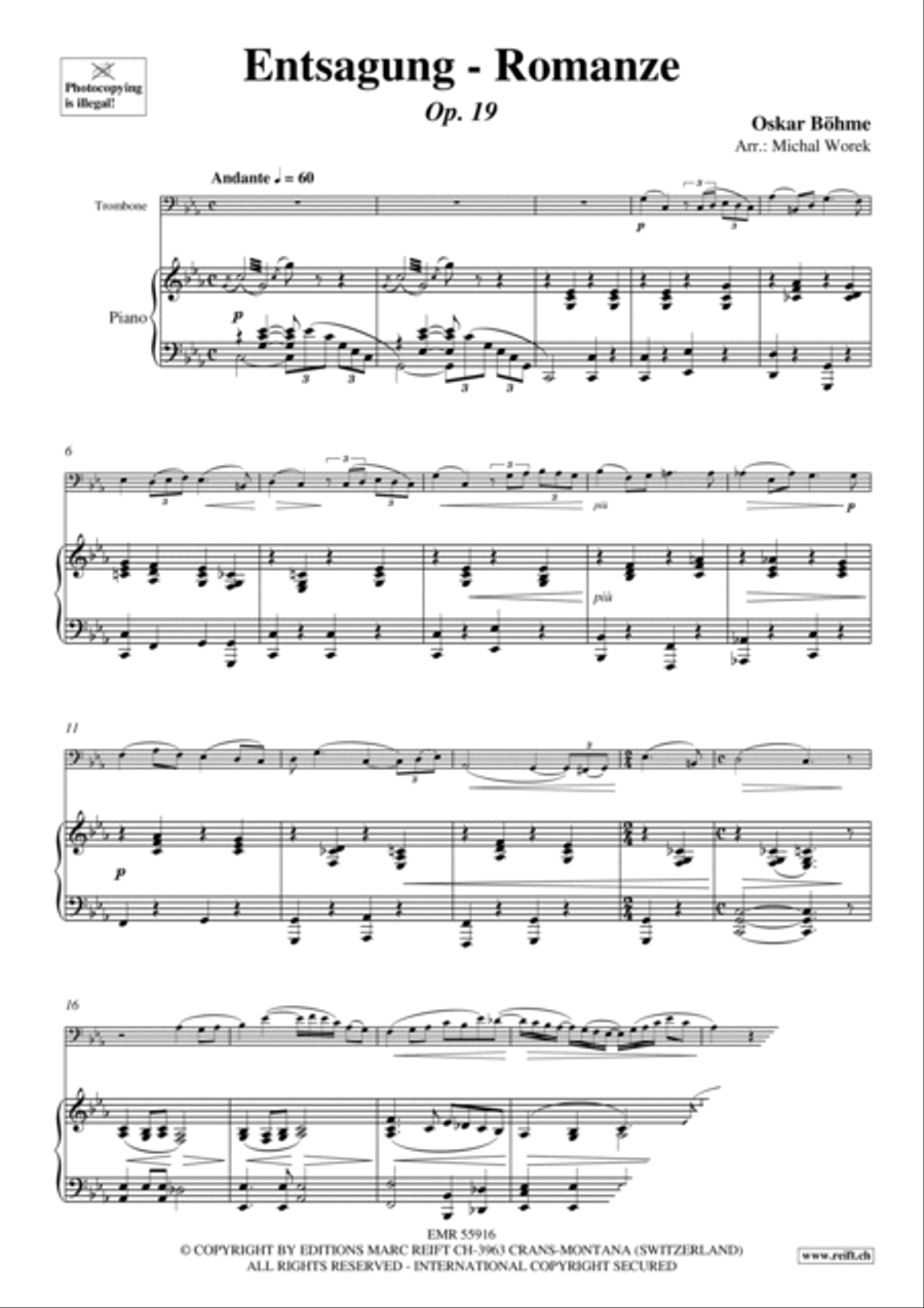 Entsagung - Romanze Entsagung - Romanze Piano Accompaniment scores gallery preview page 3