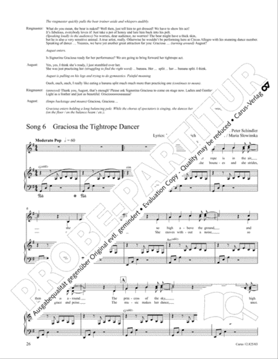 Circus Allegro Circus Allegro Choir scores gallery preview page 27