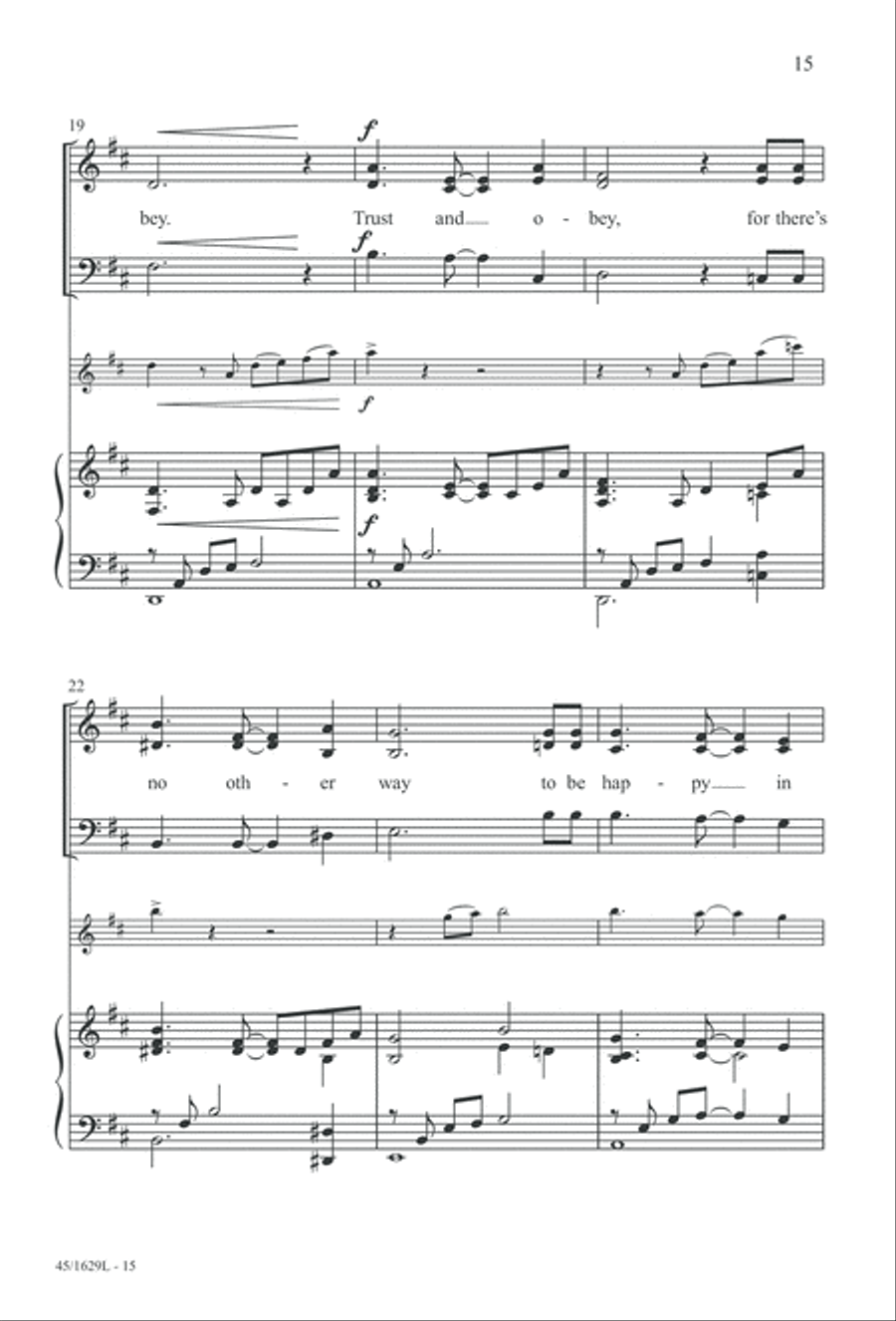 Hymns We Love to Sing, Vol. 2 3-Part scores gallery preview page 15
