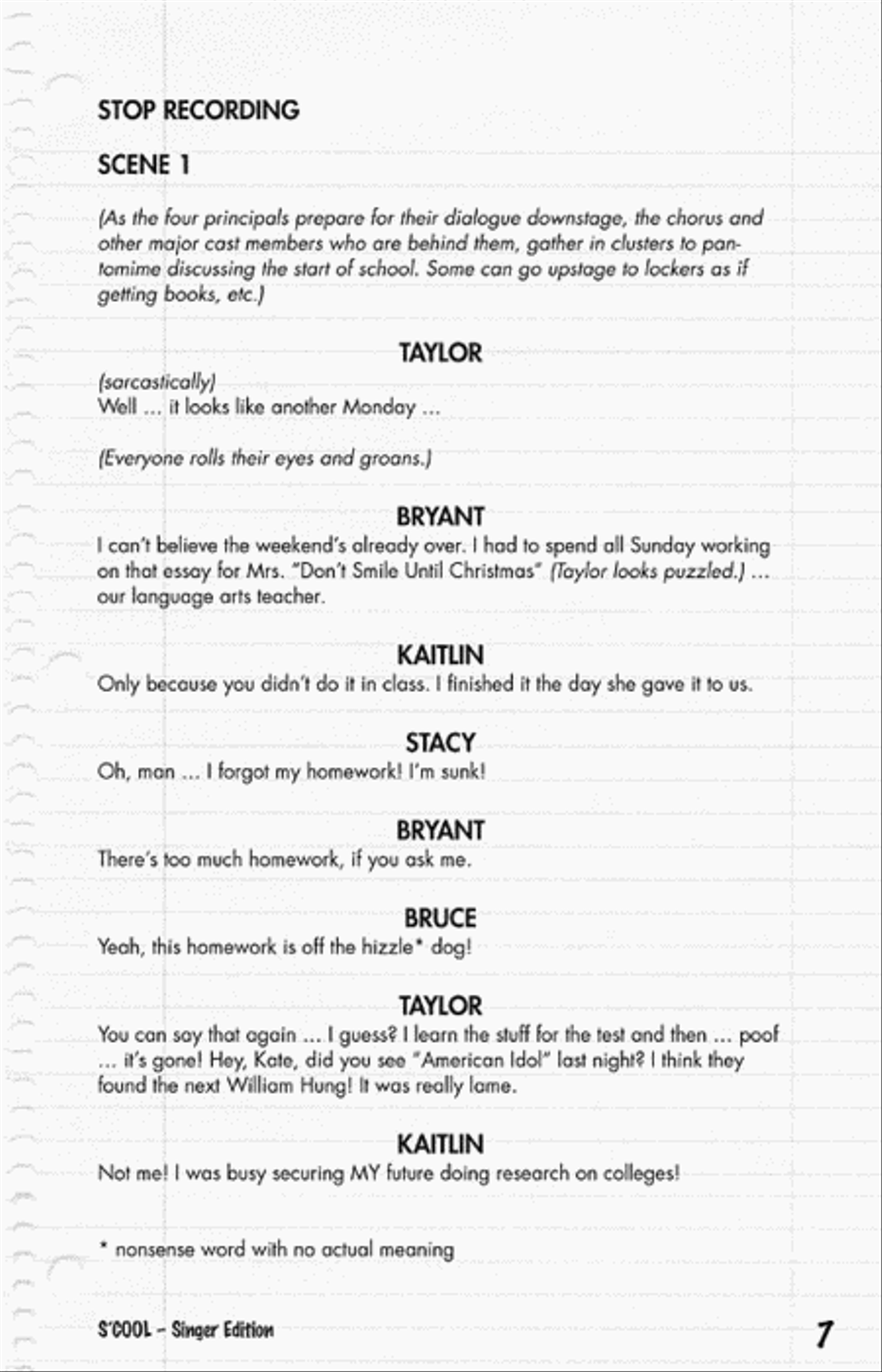 S'Cool: A Teenage Pop/Rock Musical Choir scores gallery preview page 3