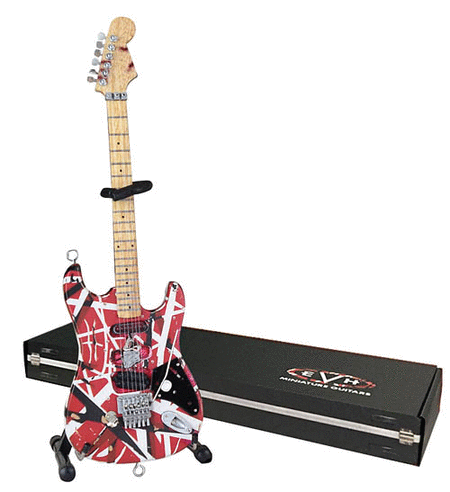 Frankenstein Miniature Replica Guitar – Official EVH Merchandise