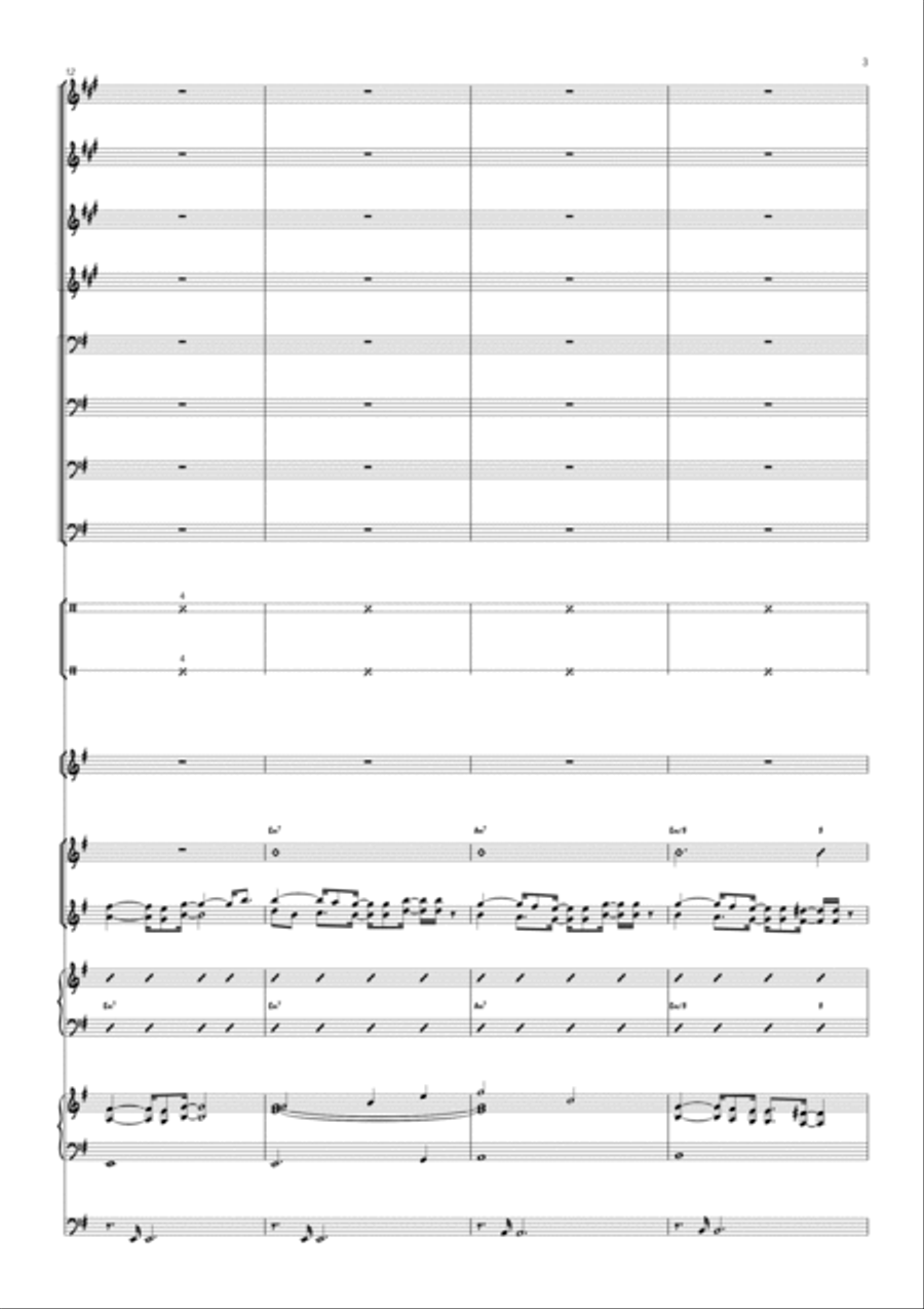 Fragile Jazz Ensemble scores gallery preview page 3