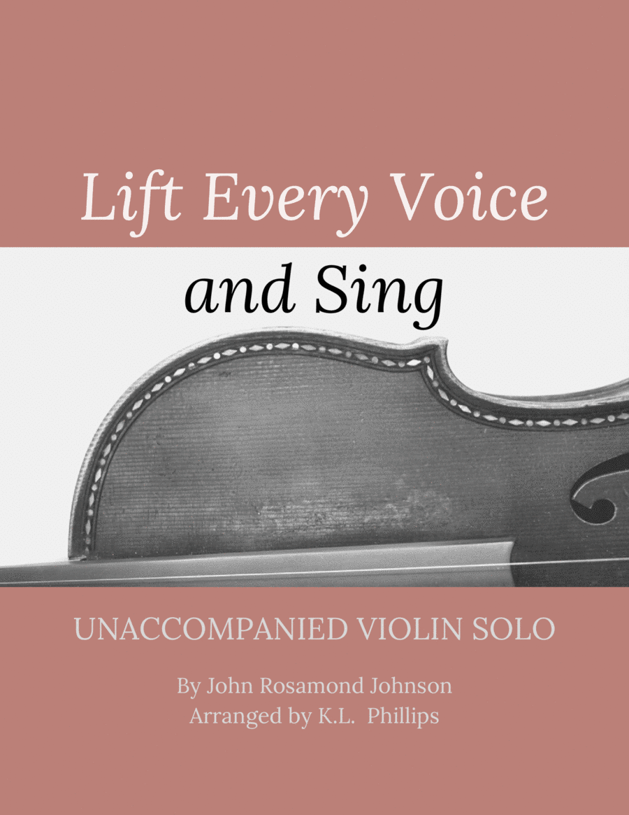 Lift Every Voice and Sing - Unaccompanied Violin Solo image number null