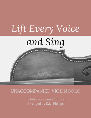 Lift Every Voice and Sing - Unaccompanied Violin Solo
