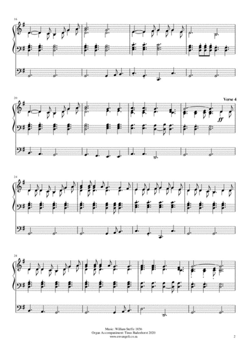 The Battle Hymn Of The Republic - Organ Accompaniment in G and A