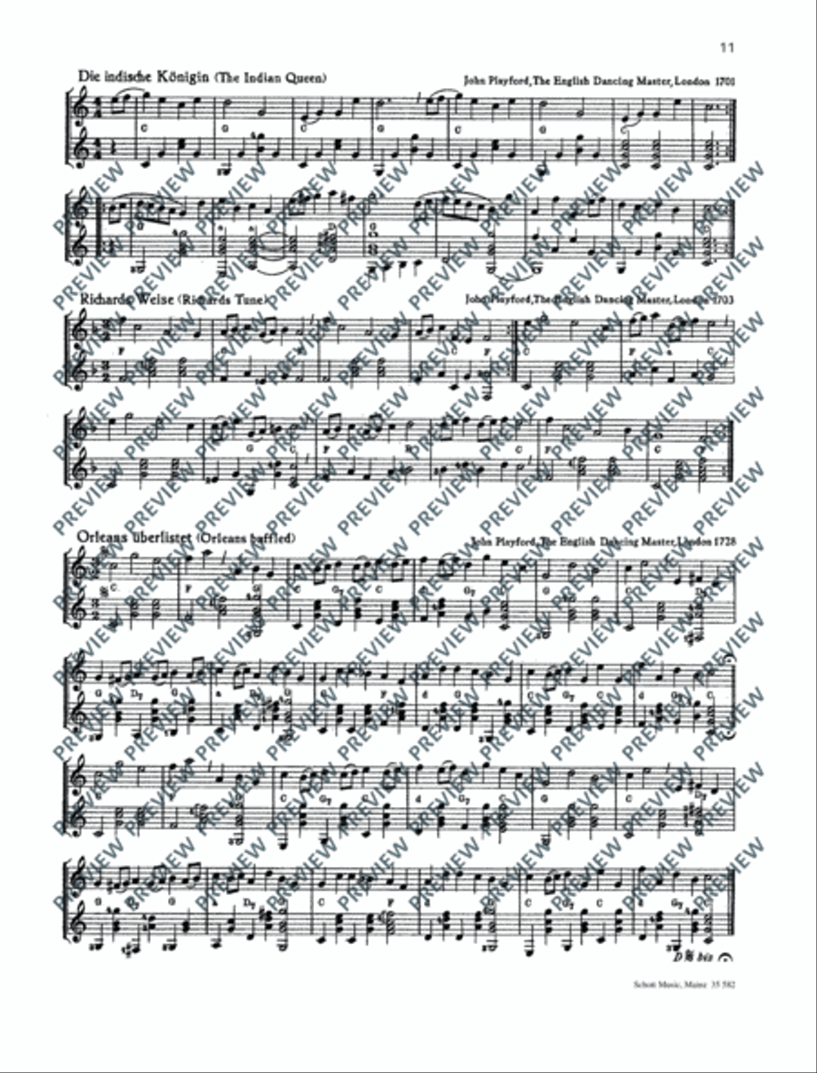 Alte Tanzstücke Alte Tanzstücke Recorder scores gallery preview page 12