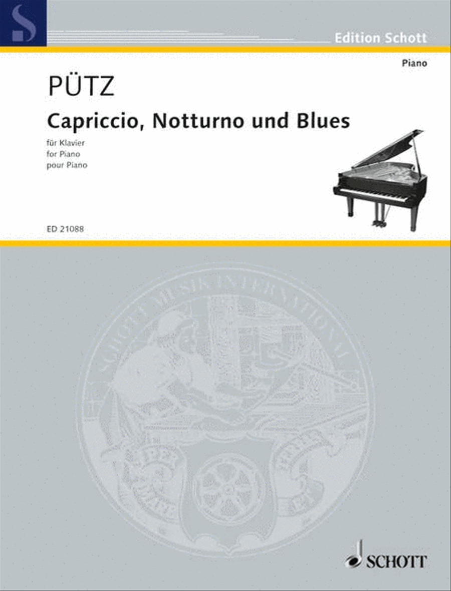 Capriccio, Notturno and Blues Piano Solo scores gallery preview page 1