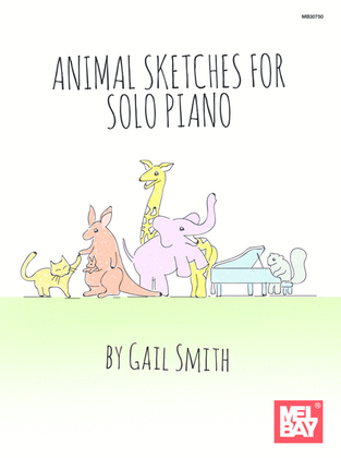 Book cover for Animal Sketches for Solo Piano