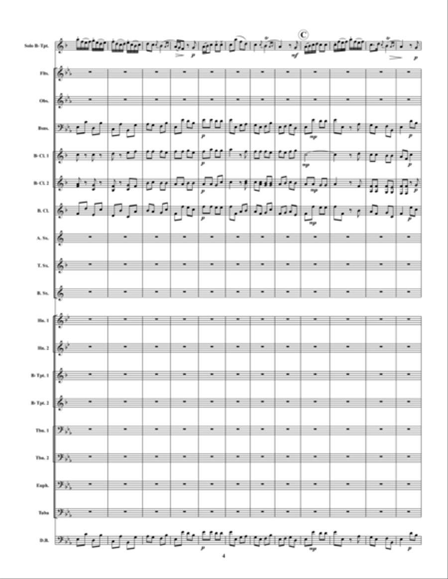 Concerto in Eb Concerto in Eb Concert Band scores gallery preview page 4