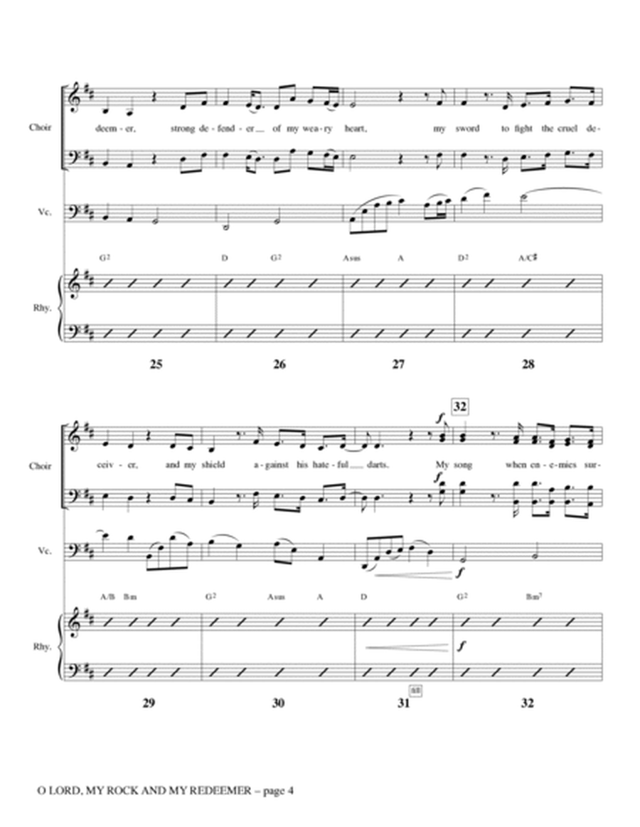 O Lord, My Rock and My Redeemer (arr. Thomas Grassi) - Full Score