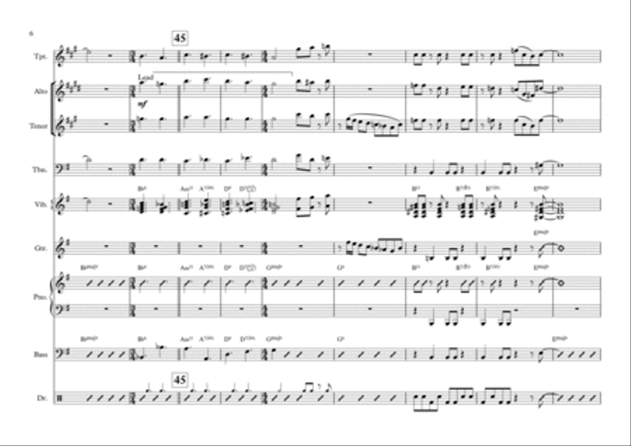 I'll Remember April Jazz Ensemble scores gallery preview page 6