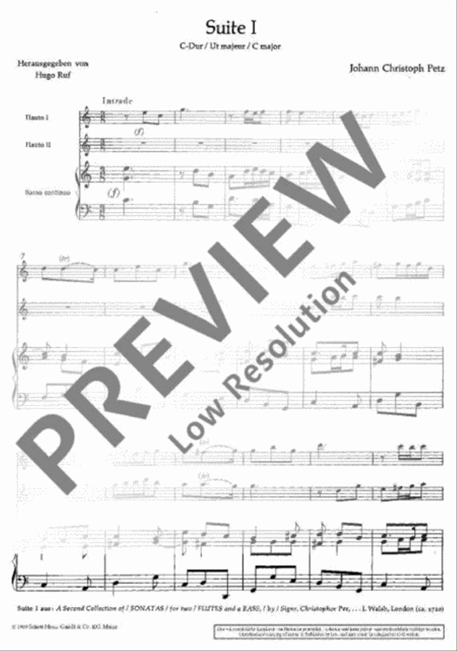 2 Suites Alto Recorder scores gallery preview page 4