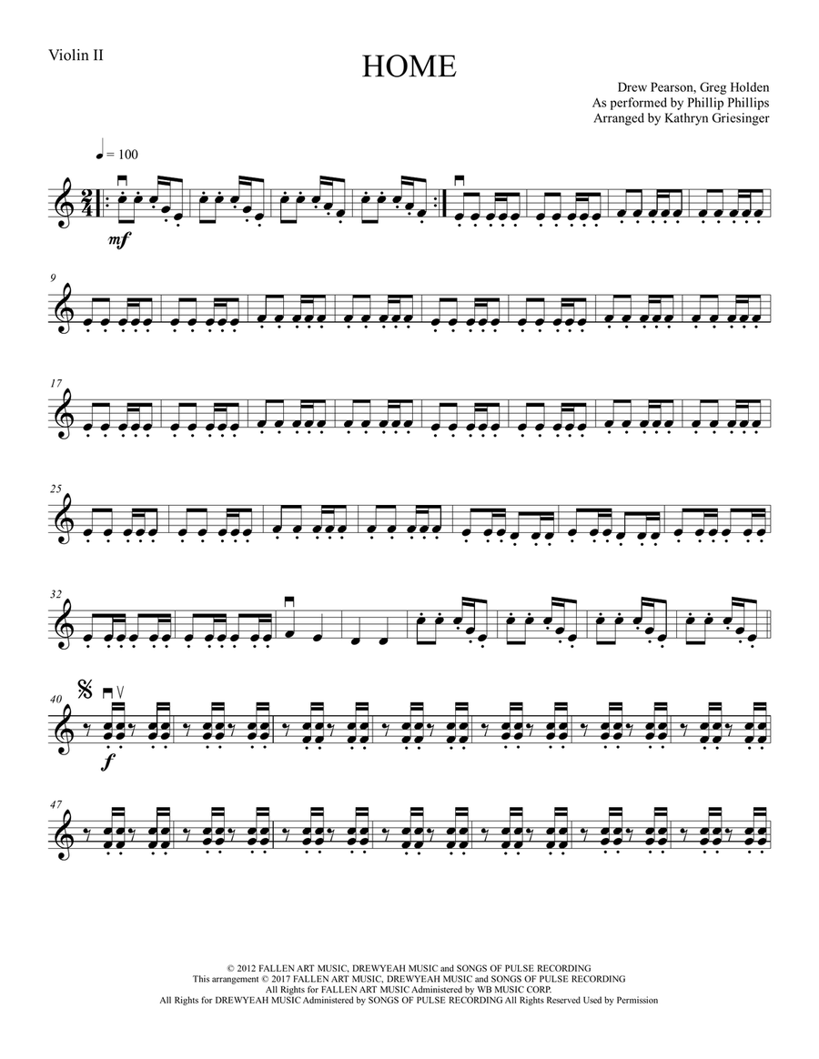 Home String Quartet scores gallery preview page 3